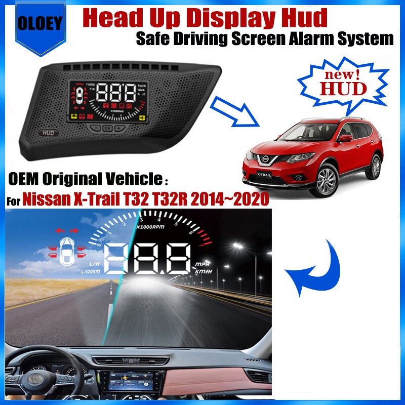 ֻ X-Ʈ T32 T32R 2014 2015  2020 OEM   ÷ HUD   ũ 溸 ý  ׼, HUD   ȭ 溸 ý